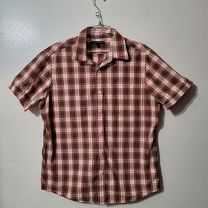 Banana  Republic-Dress shirt size L, short sleeve, striped